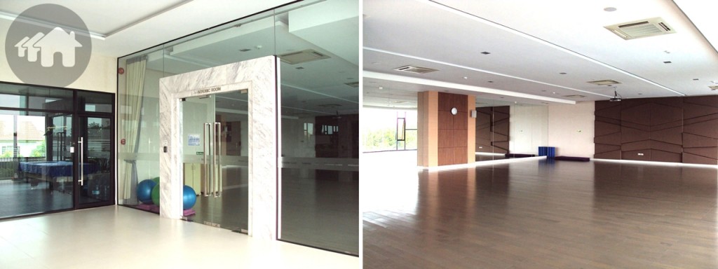 ห้องแอโรบิค โยคะอยู่ชั้นบน