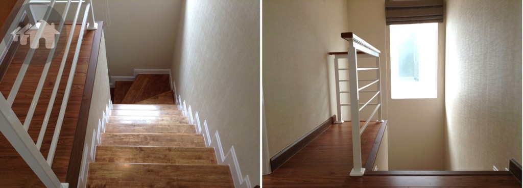 บันไดทางขึ้นชั้นบนก็เป็นมาตรฐานเดียวกันกับแบบแรก