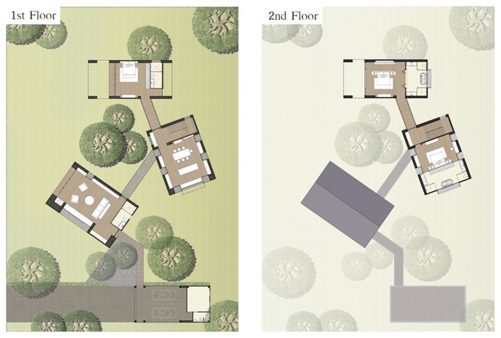 แบบบ้าน Barn เนื้อที่ประมาณ 340 ตารางวา-1.5 ไร่ พื้นที่รวม 689 ตารางเมตร พื้นที่ใช้สอย 380ตารางเมตร ขนาด 3 ห้องนอน 4 ห้องน้ำ 1 ห้องแม่บ้าน 1 ห้องน้ำแม่บ้าน 2 ที่จอดรถ