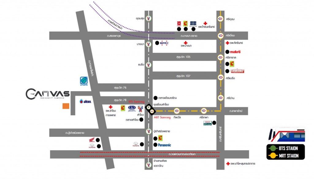 แผนที่โครงการ