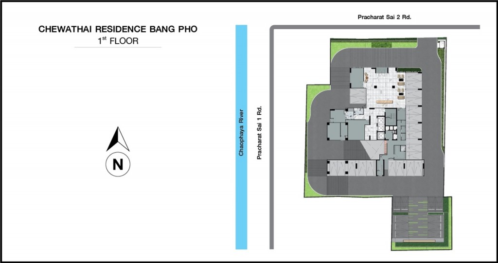 ผังบริเวณโถงต้อนรับ ชั้น 1