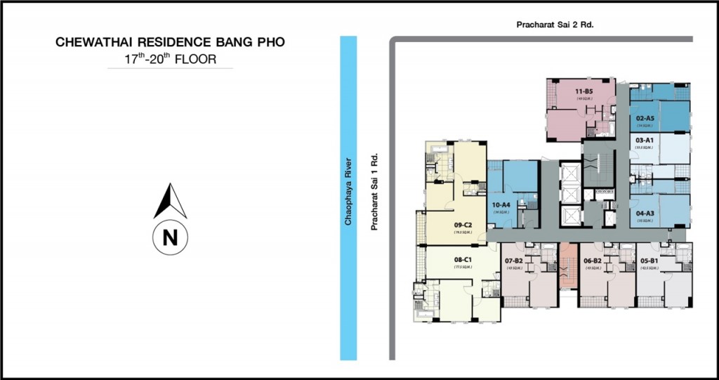 ผังชั้น 17-20