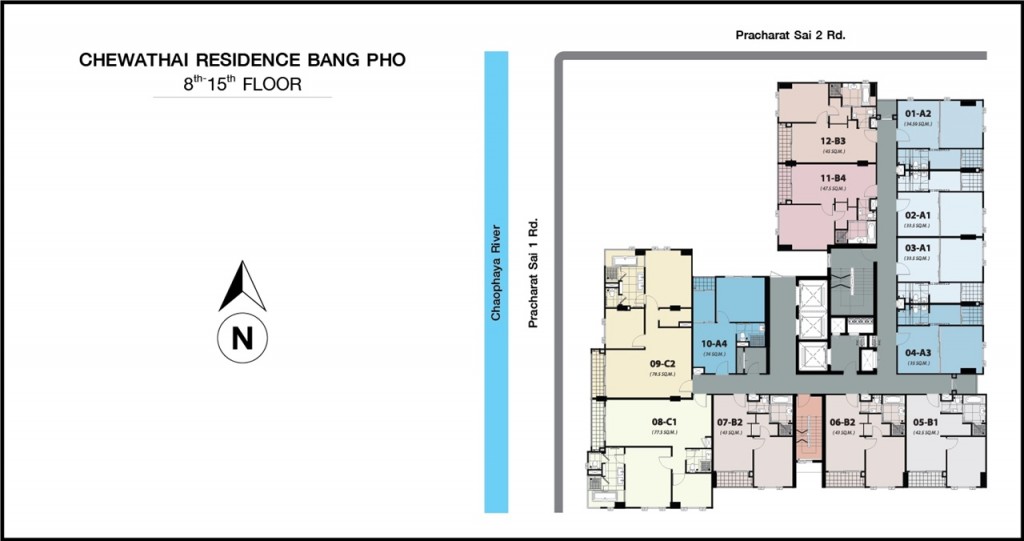 ผังชั้น 8-15