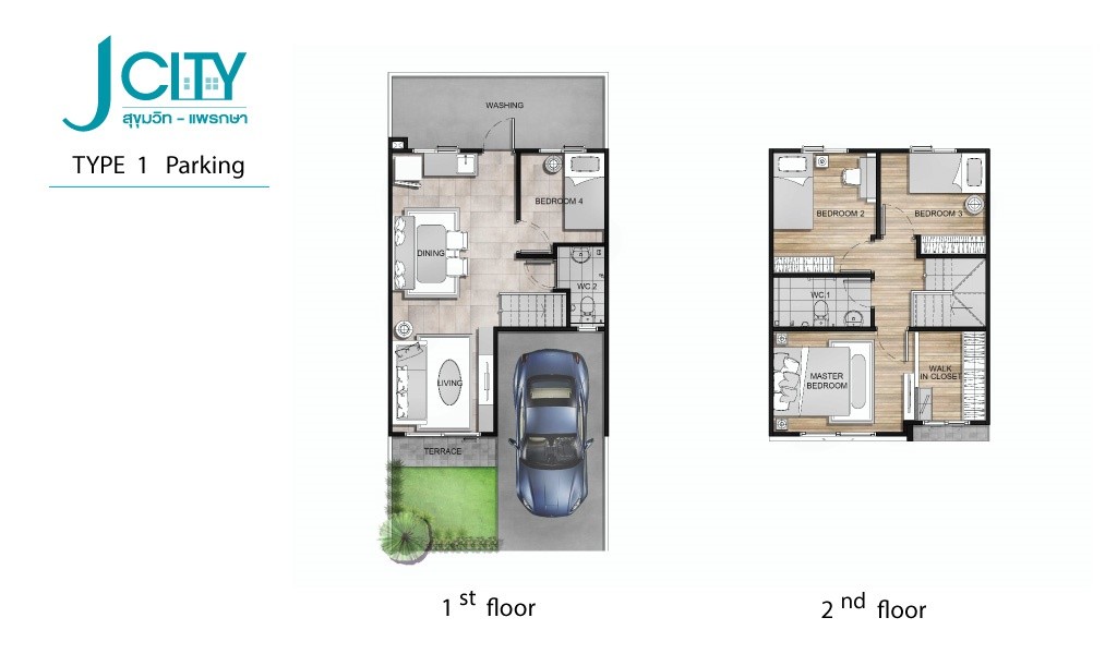 J City Sukhumvit Praksa Project14 Plan home