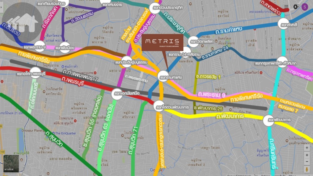 เชื่อมต่อถนนและทางด่วนได้หลายสาย