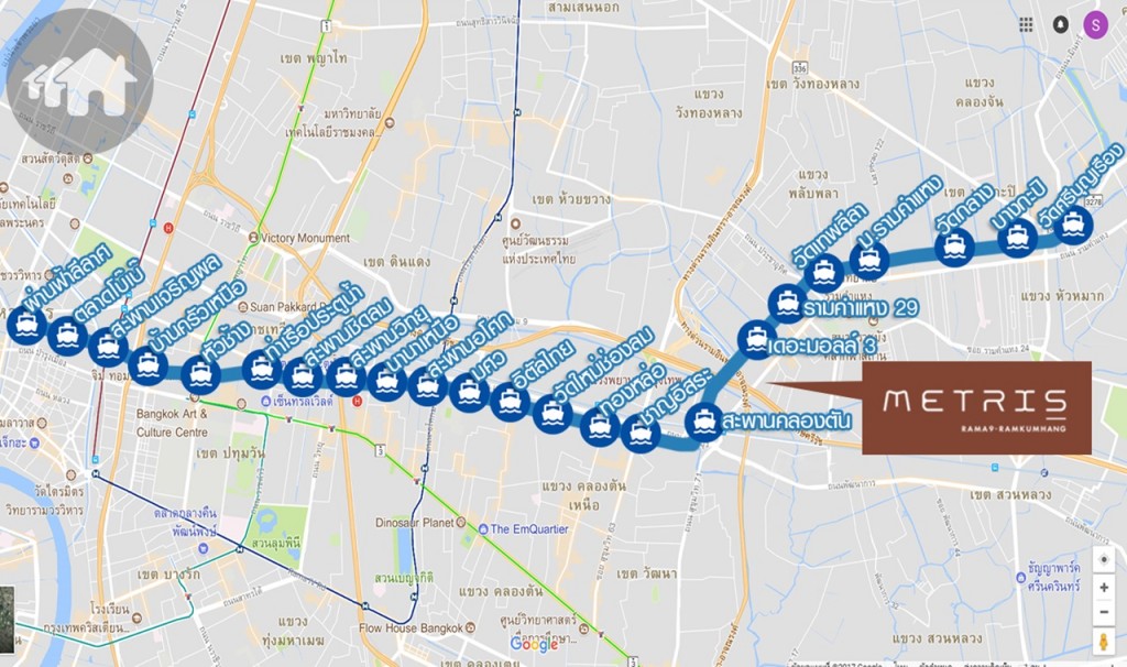 หลากหลายการเดินทางด้วยเรือโดยสารคลองแสนแสบ