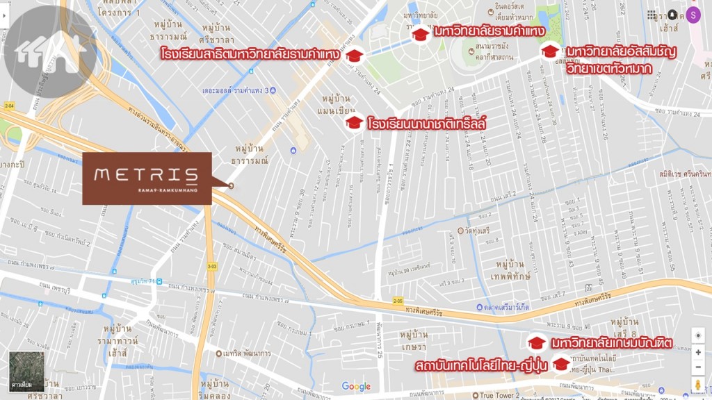 สถานศึกษารอบโครงการ