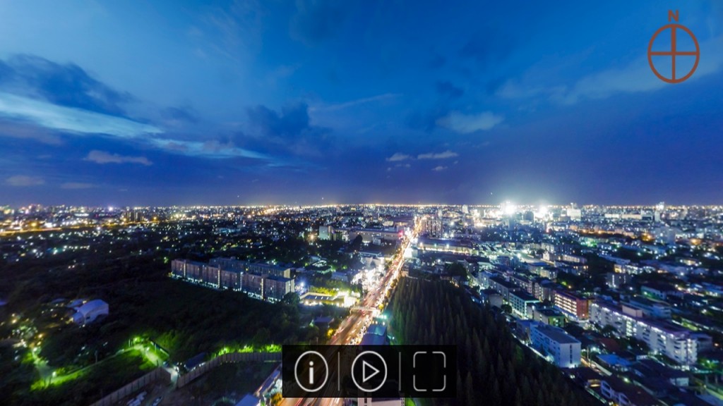 วิวทางทิศเหนือ เป็นฝั่งรามคำแหง