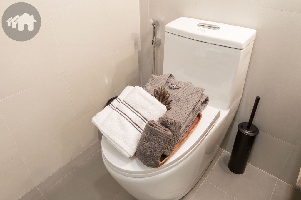 โถสุขภัณฑ์ สายชำระ ที่แขวนกระดาษชำระของ Hafele