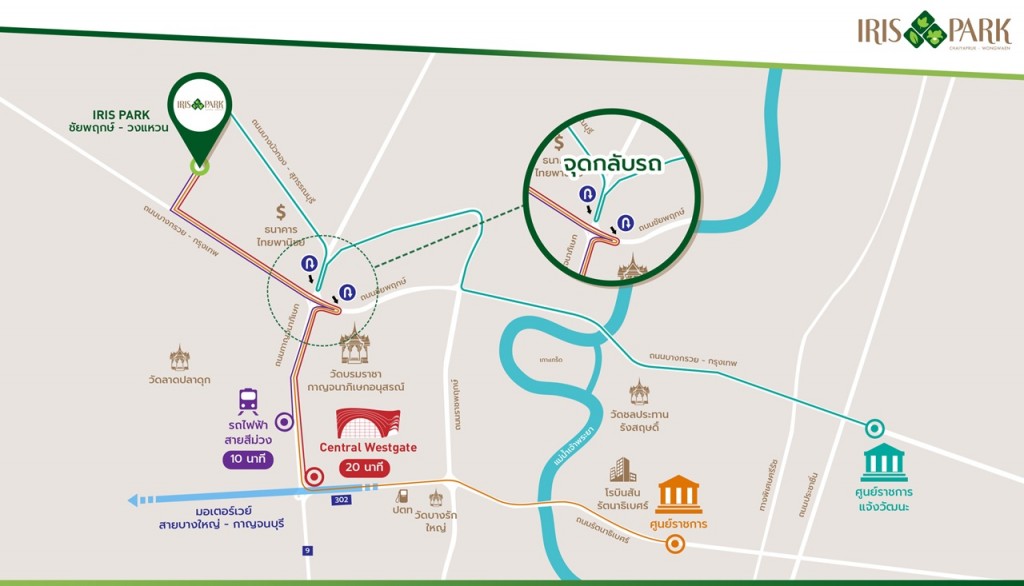 แผนที่โครงการ