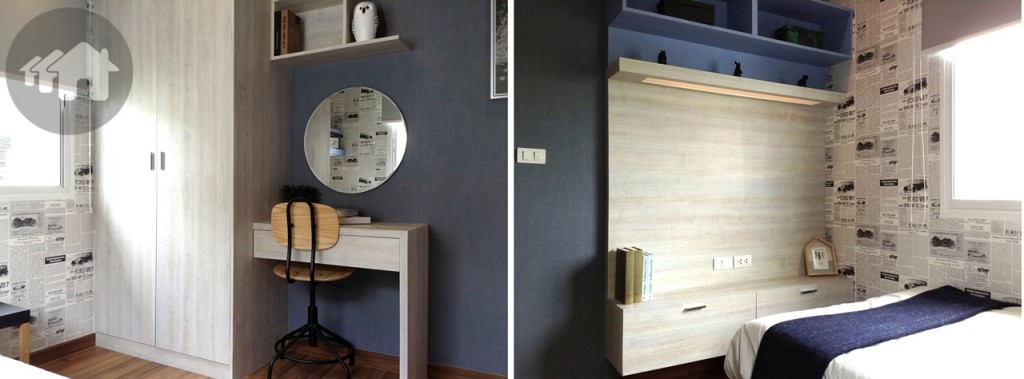 งานบิลท์อินเหมาะกับห้องขนาดกระทัดรัดเพราะประหยัดพื้นที่และทำความสะอาดได้ง่าย