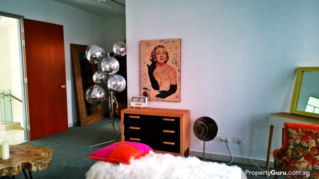 Master bedroom and bathroom