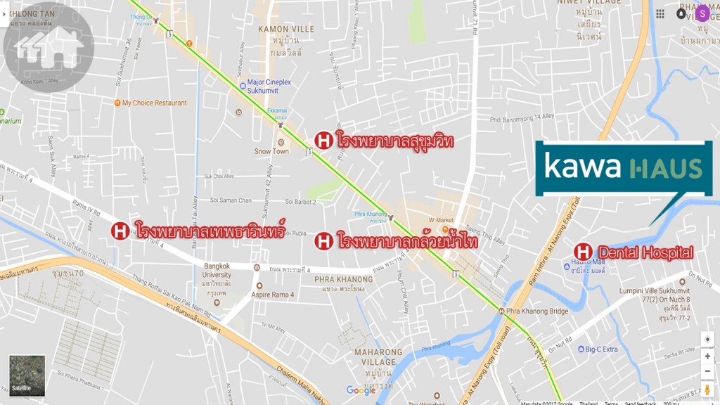 โรงพยาบาลรอบโครงการ