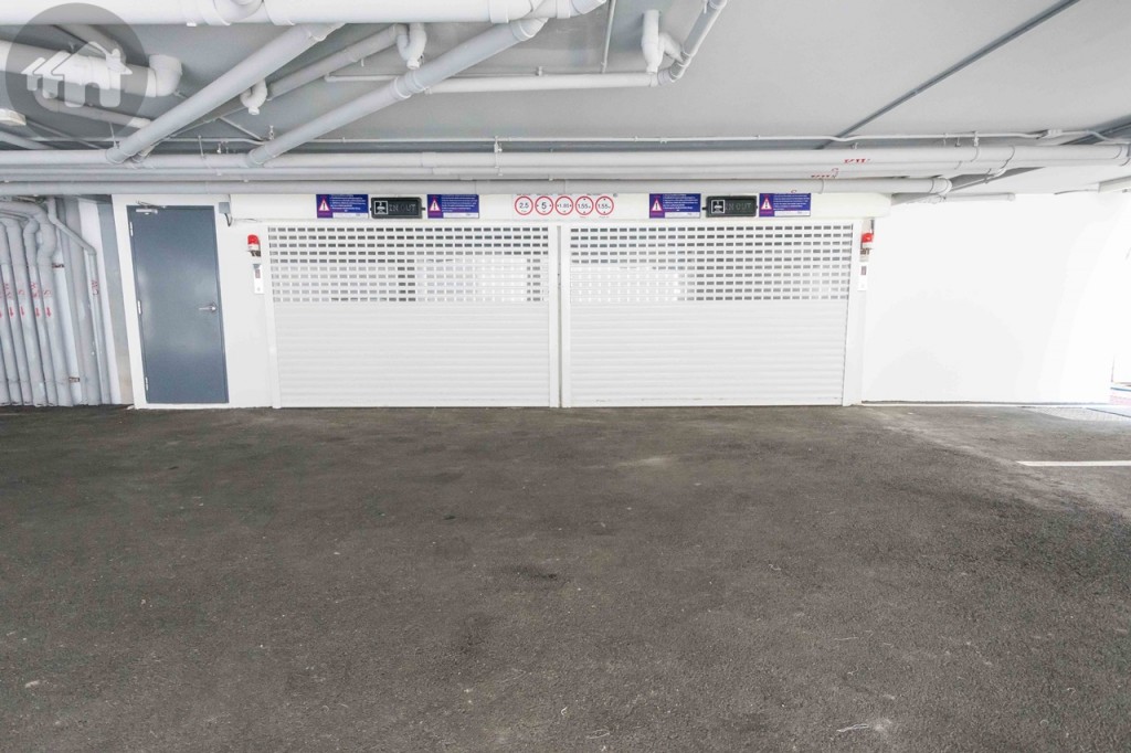 Additional 20 cars can be parked in the basement via Automobile Elevator