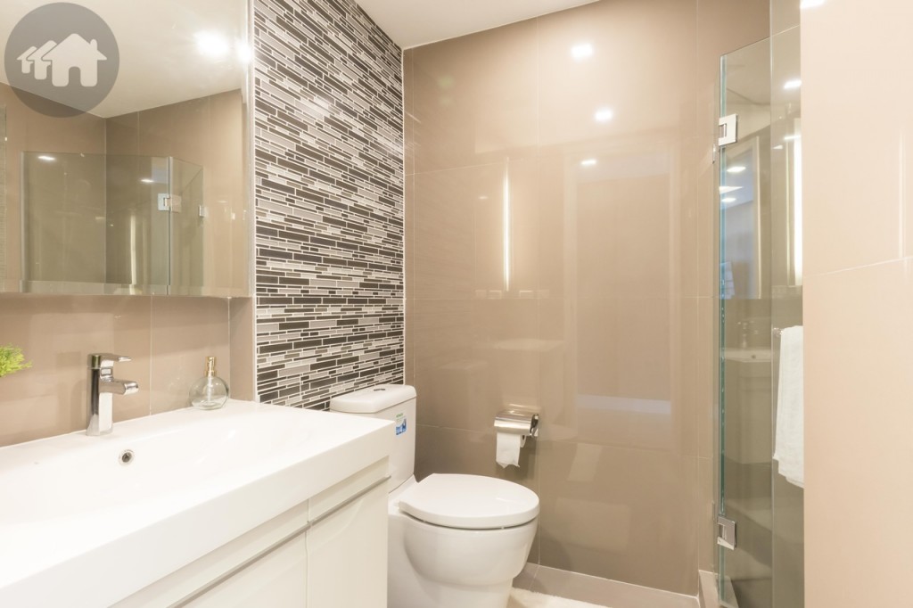 Master Bathroom’s sanitary are from Kohler. Flooring and walls are 60x60 cm. tiles with glossy texture