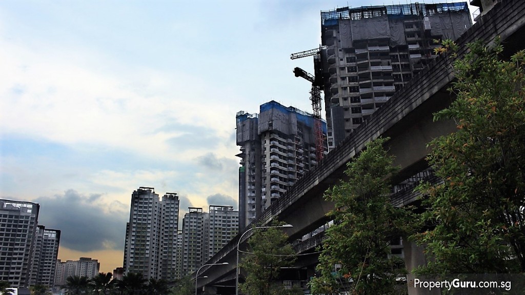 Fernvale Road toward Seletar Mall