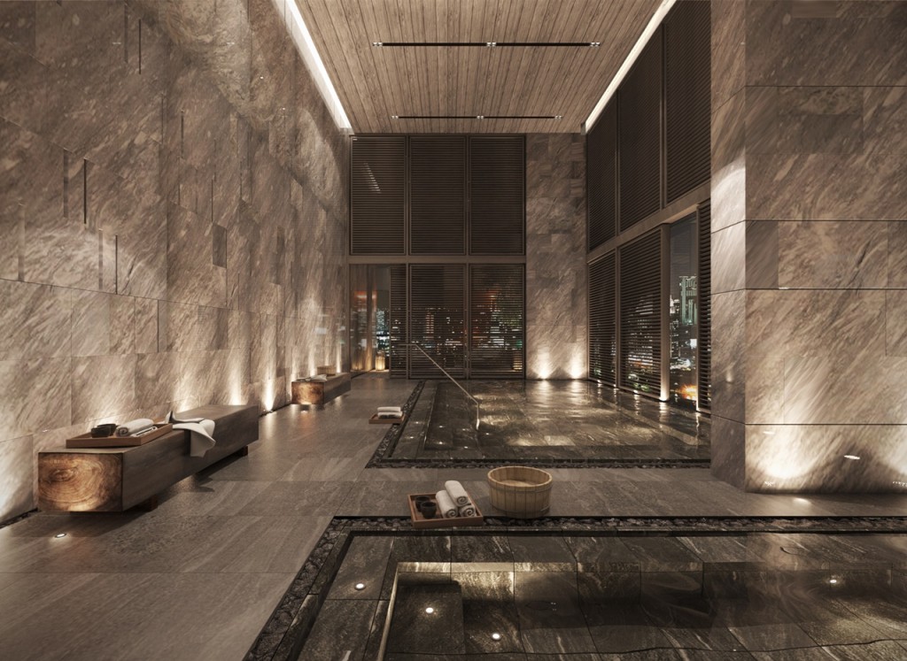 ออนเซ็น แยกชาย-หญิง ห้องละ 2 บ่อ บริเวณชั้นที่ 7 เช่นกัน