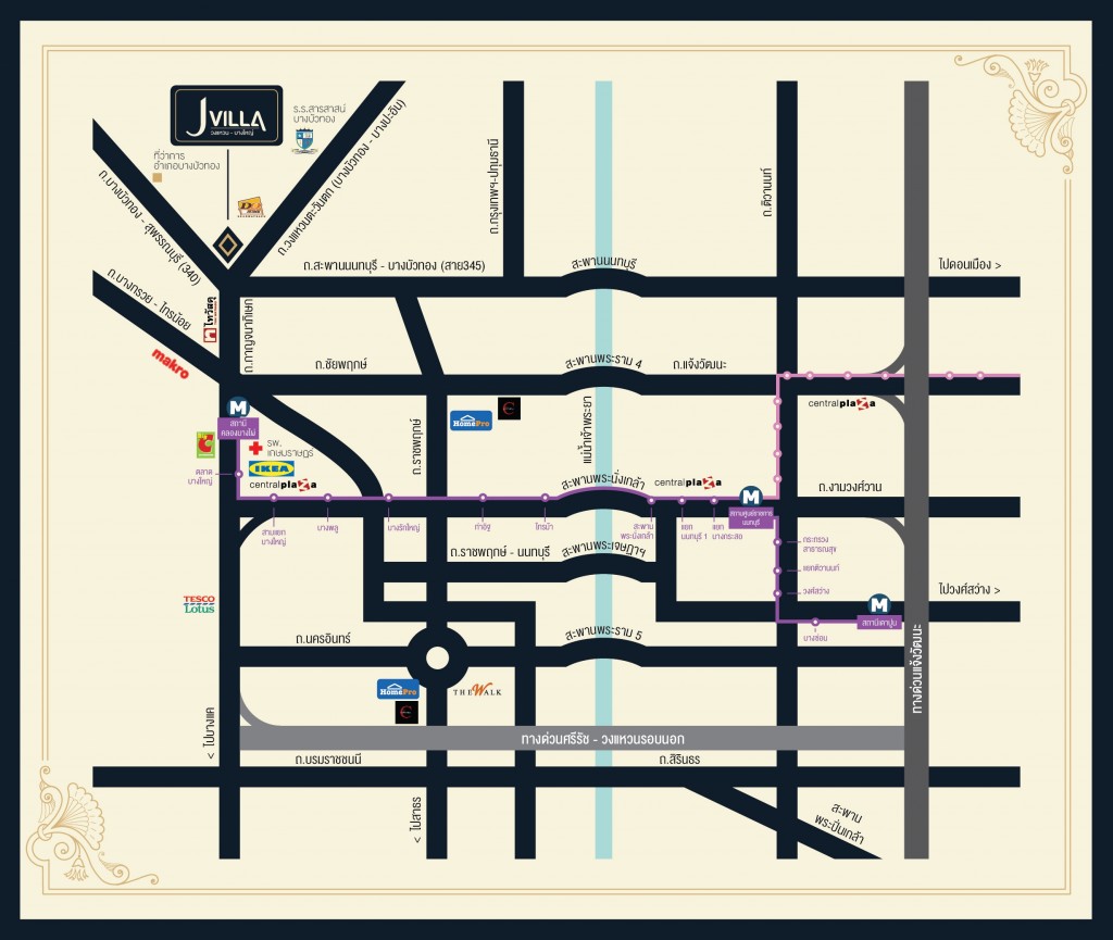 J Villa Wongwean - Bangyai - Per1 G_JVilla_Map-07