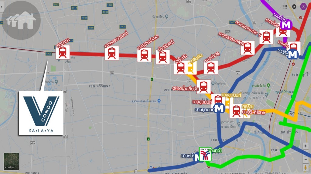 เส้นทางรถไฟฟ้าสายปัจจุบันและอนาคต