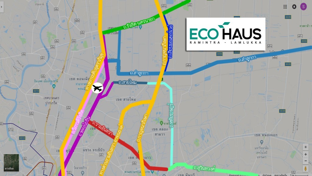 ถนนและทางด่วนรอบโครงการ