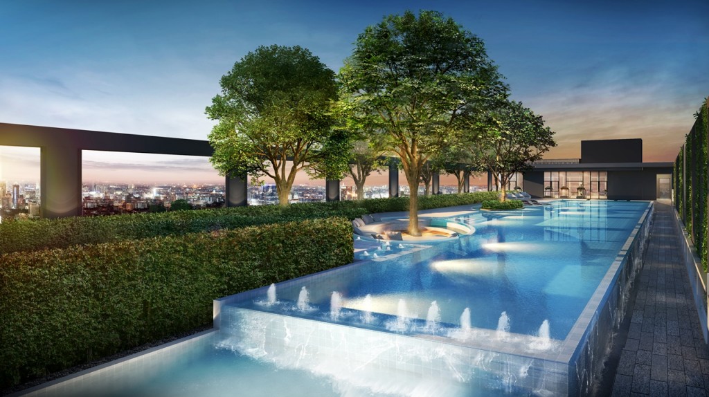 สระว่ายน้ำ ขนาดโอลิมปิก ยาวถึง 50 เมตร พร้อมสระเด็กขนาดใหญ่ ขนาด 5x5 เมตร