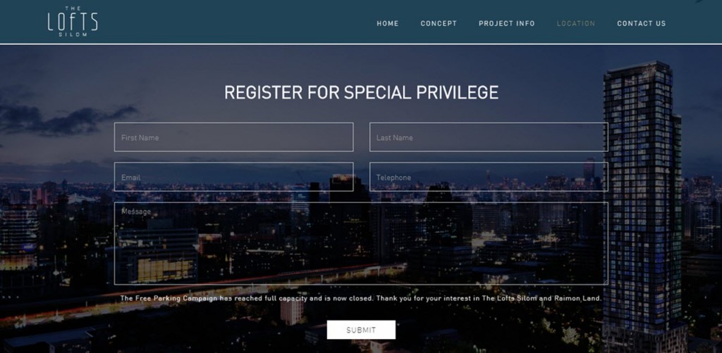 The Lofts Silom - Register