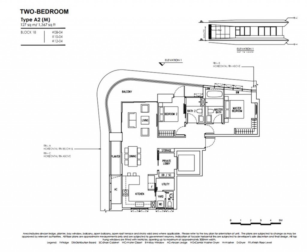 2BR floorplan