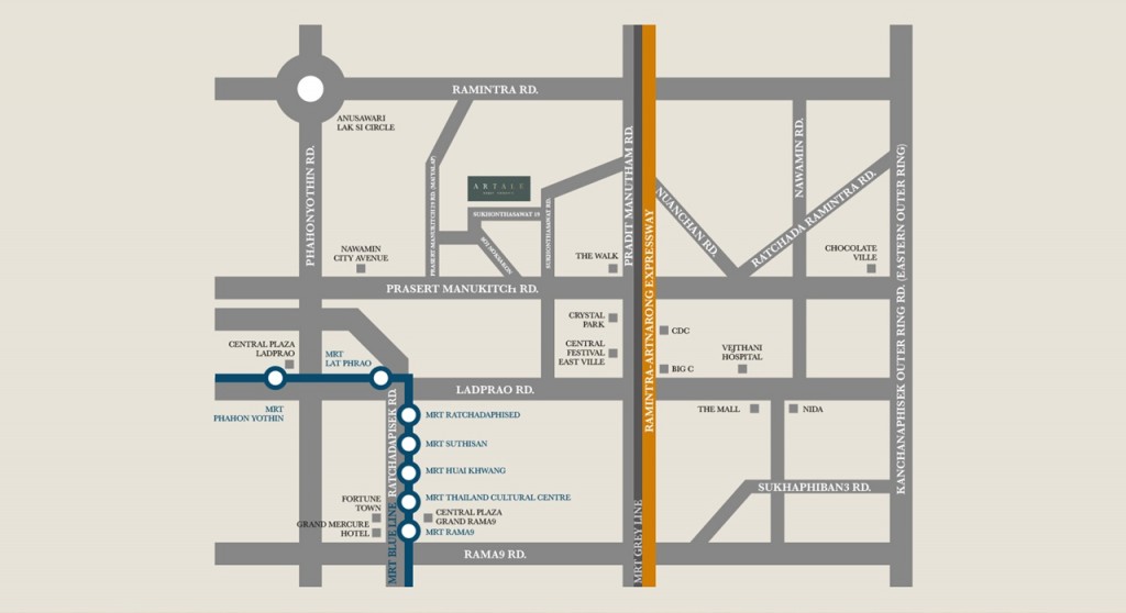 แผนที่โครงการ