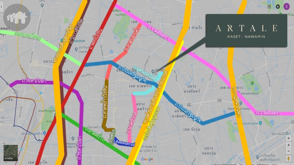 ถนนและทางด่วนรอบโครงการ