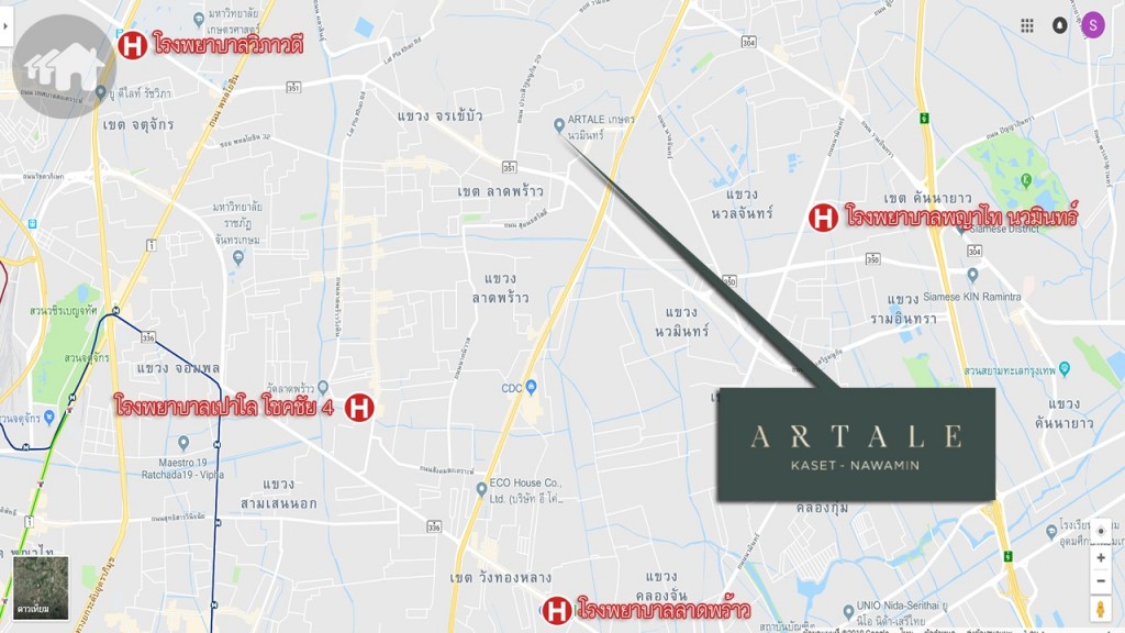 โรงพยาบาลรอบโครงการ