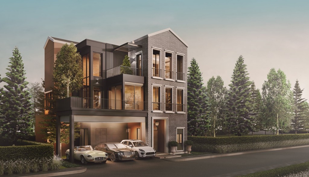 แบบ Verona บ้านเดี่ยว 3 ชั้น พื้นที่ใช้สอย 390 ตารางเมตร ขนาด 5 ห้องนอน 7 ห้องน้ำ 1 ห้องแม่บ้านพร้อมห้องน้ำ ห้องนั่งเล่น ห้องครัว และ Pantry พร้อมสวนส่วนตัว จอดรถได้ 3 คัน