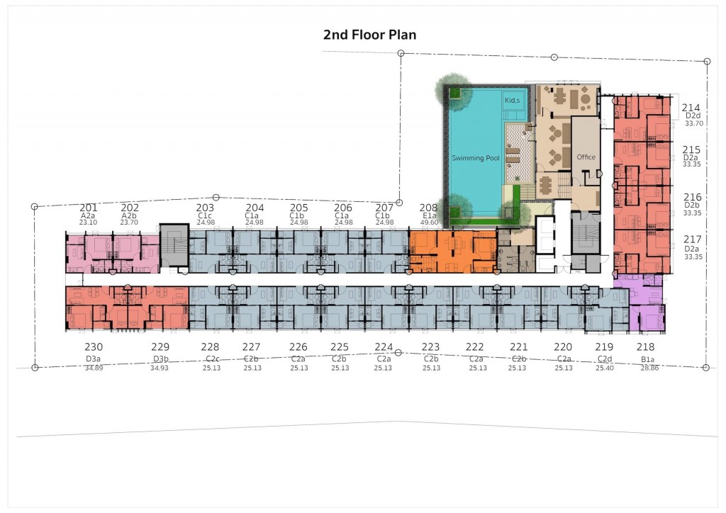 Brown Condo Plan