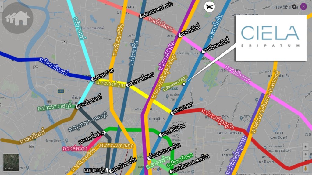 ถนนและทางด่วนรอบโครงการ