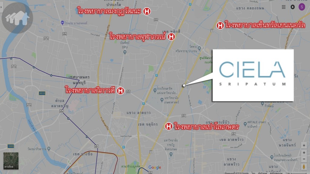 โรงพยาบาลรอบโครงการ