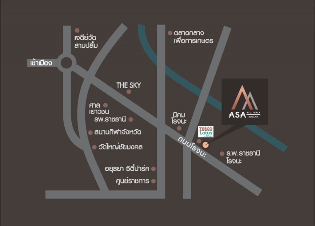แผนที่โครงการ