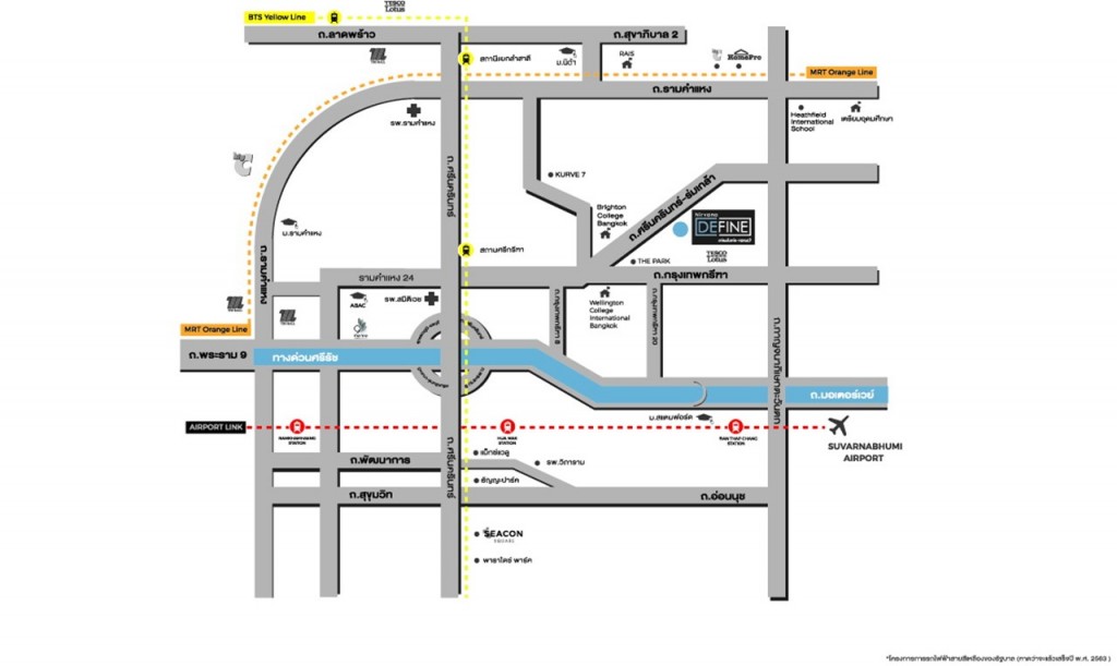 แผนที่โครงการ