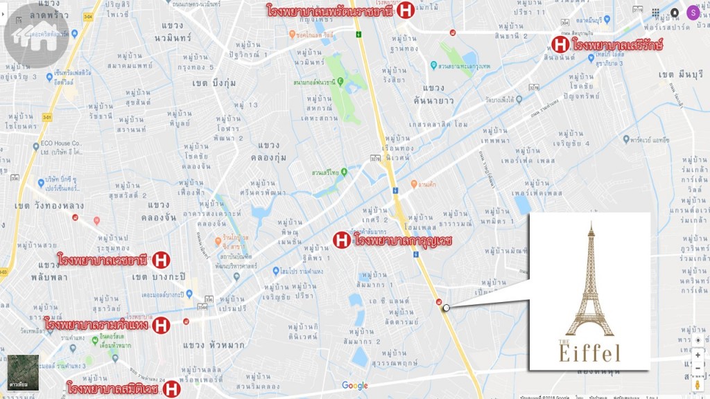 โรงพยาบาลรอบโครงการ