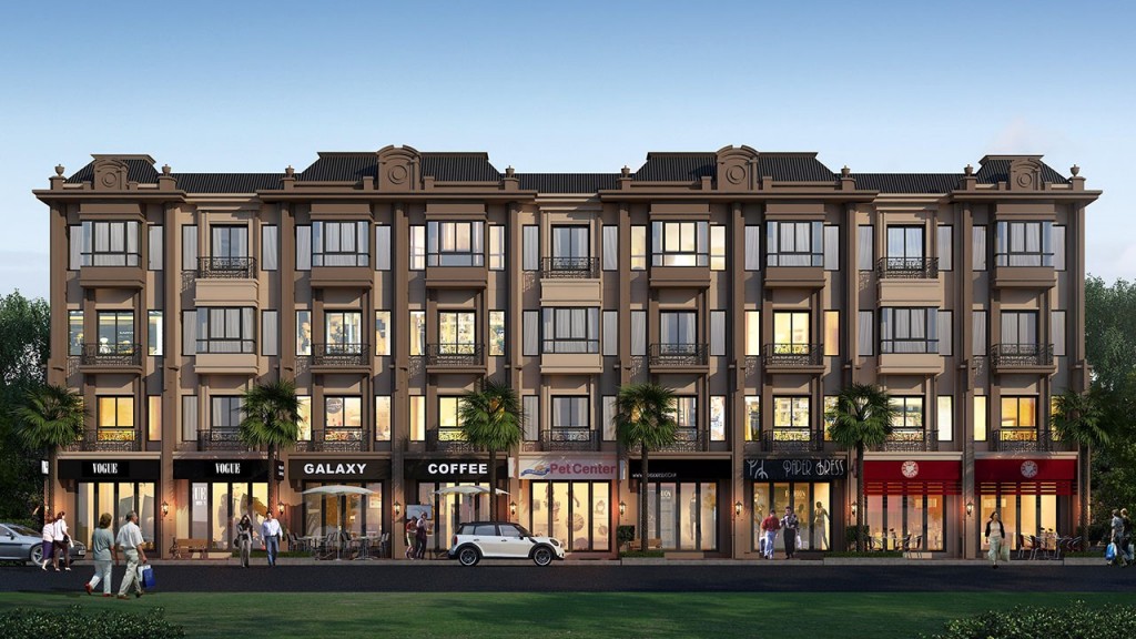 ตัวอย่างโฮมออฟฟิศ 4 ชั้น