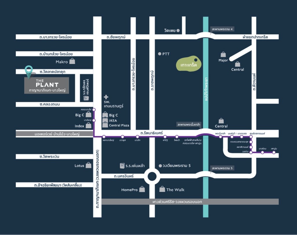 แผนที่โครงการ