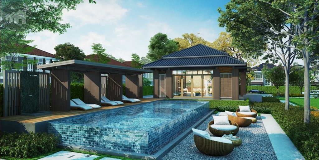 ครบครันด้วยสิ่งอำนวยความสะดวก อาทิ คลับเฮ้าส์ พร้อมสระว่ายน้ำ และสวนสาธารณะ