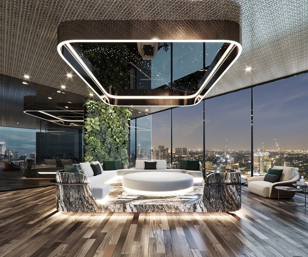 Sky lounge ด้วยพื้นที่ Multifunction บนชั้น 23 ตอบสนองการใช้ชีวิต 