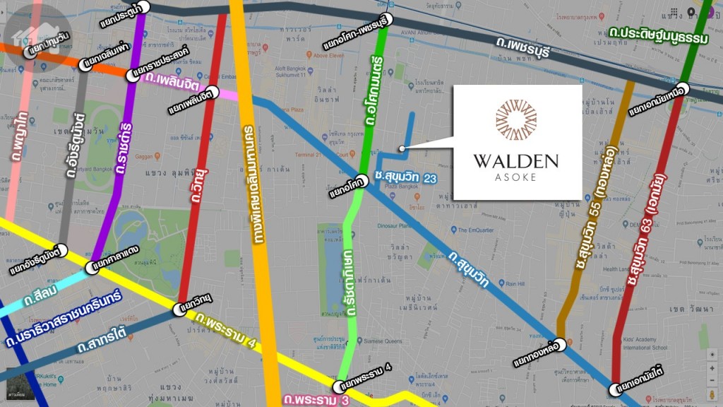 ถนนและทางด่วนรอบโครงการ