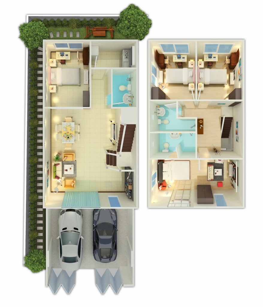 ทาวน์โฮม 2 ชั้น Type DX หน้ากว้าง 5.7 เมตรพื้นที่ใช้สอย 171 ตร.ม. 4 ห้องนอน 3 ห้องน้ำ 1 ห้องครัว 1 ห้องรับแขก จอดรถ 2 คัน