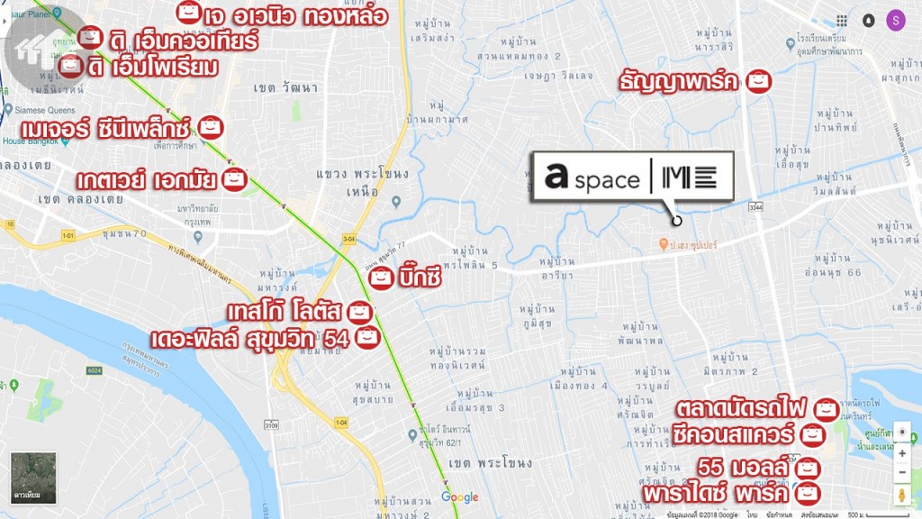 ห้างสรรพสินค้ารอบโครงการ