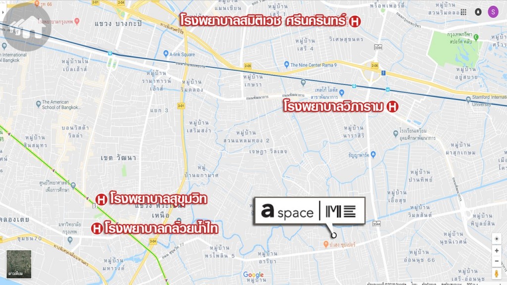 โรงพยาบาลรอบโครงการ