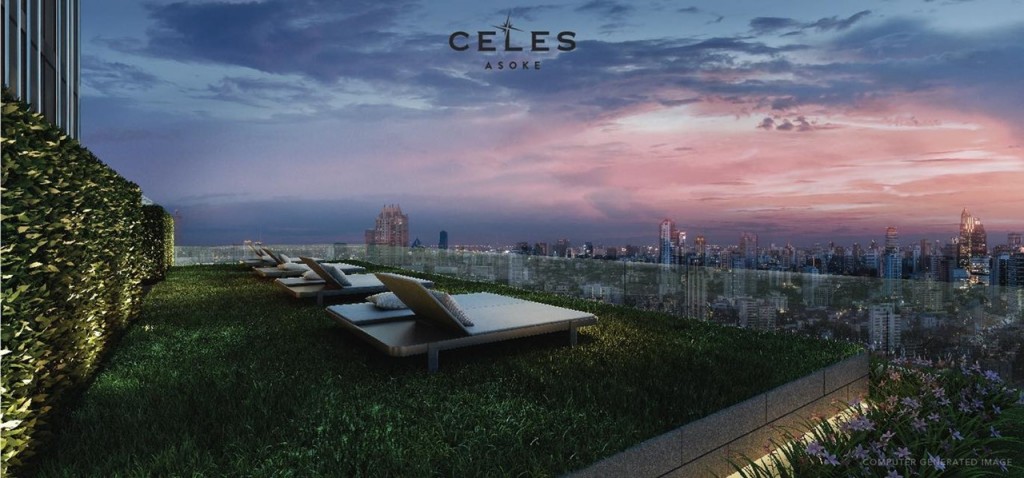 The Celestial Terrace พื้นที่สวนลอยฟ้าบนชั้นที่ 35 