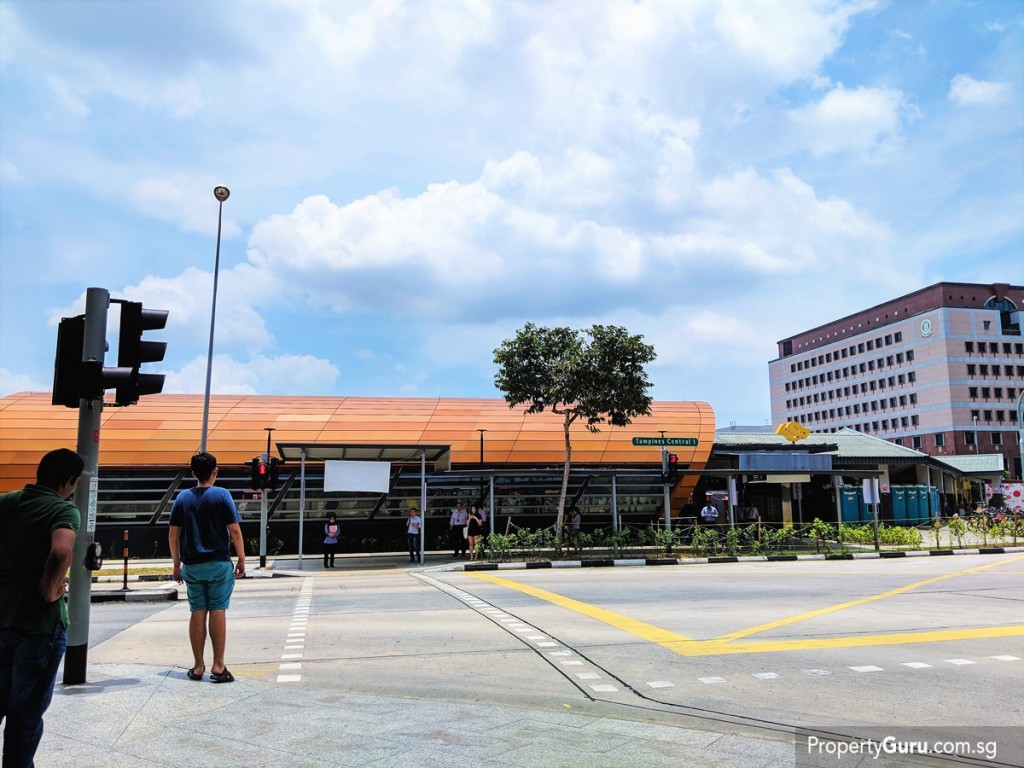 Downtown line and Tampines Interchange
