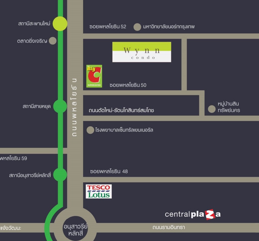 แผนที่โครงการ
