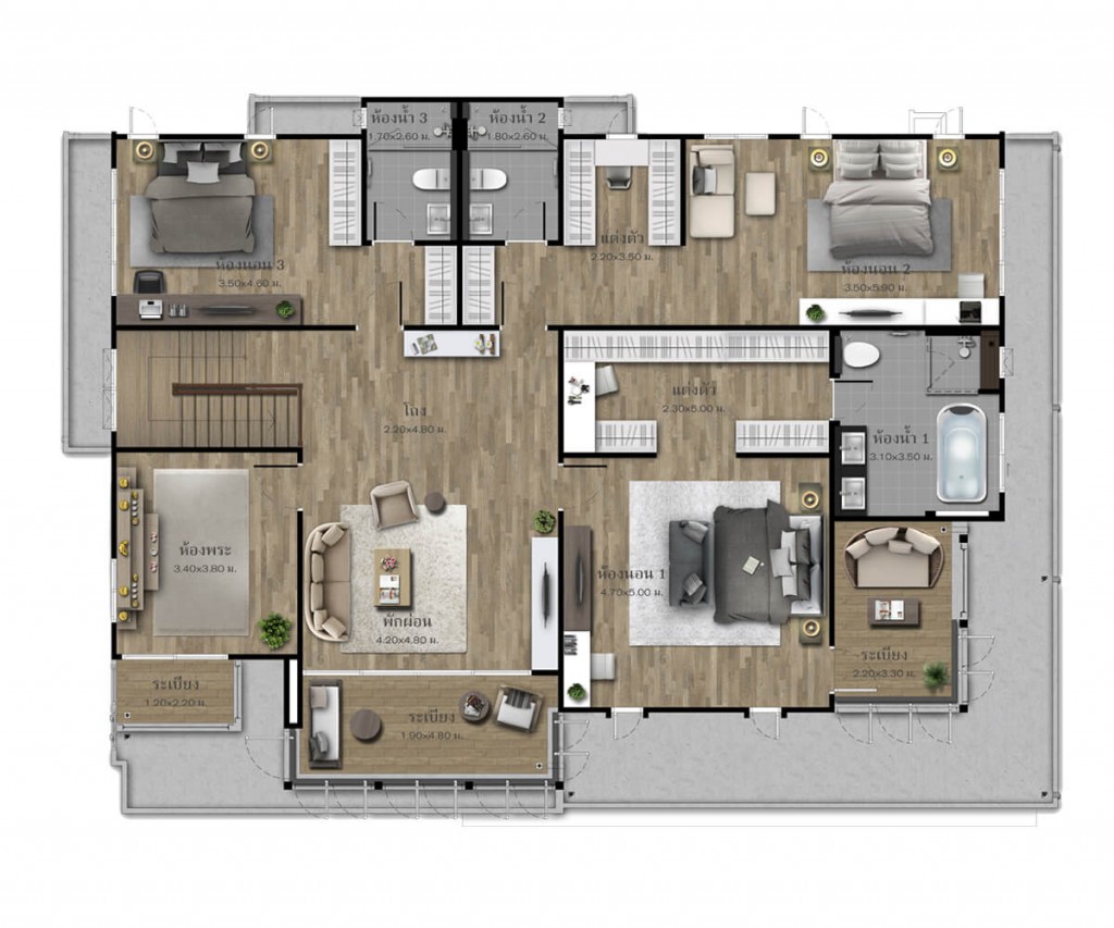 Amanwana Burasiri-Pattanakarn_L399-Floor-Plan-2F