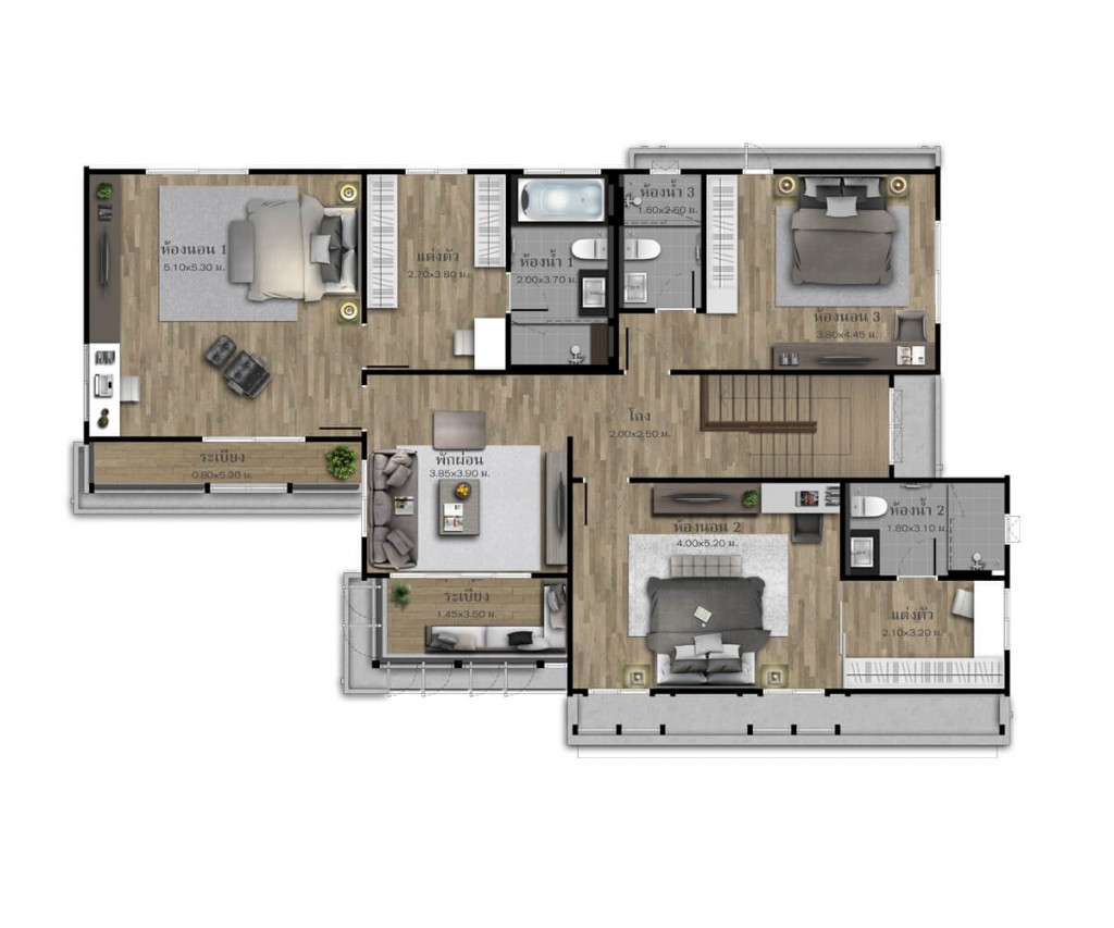 Ariara Burasiri-Pattanakarn_M299-Floor-Plan-2F